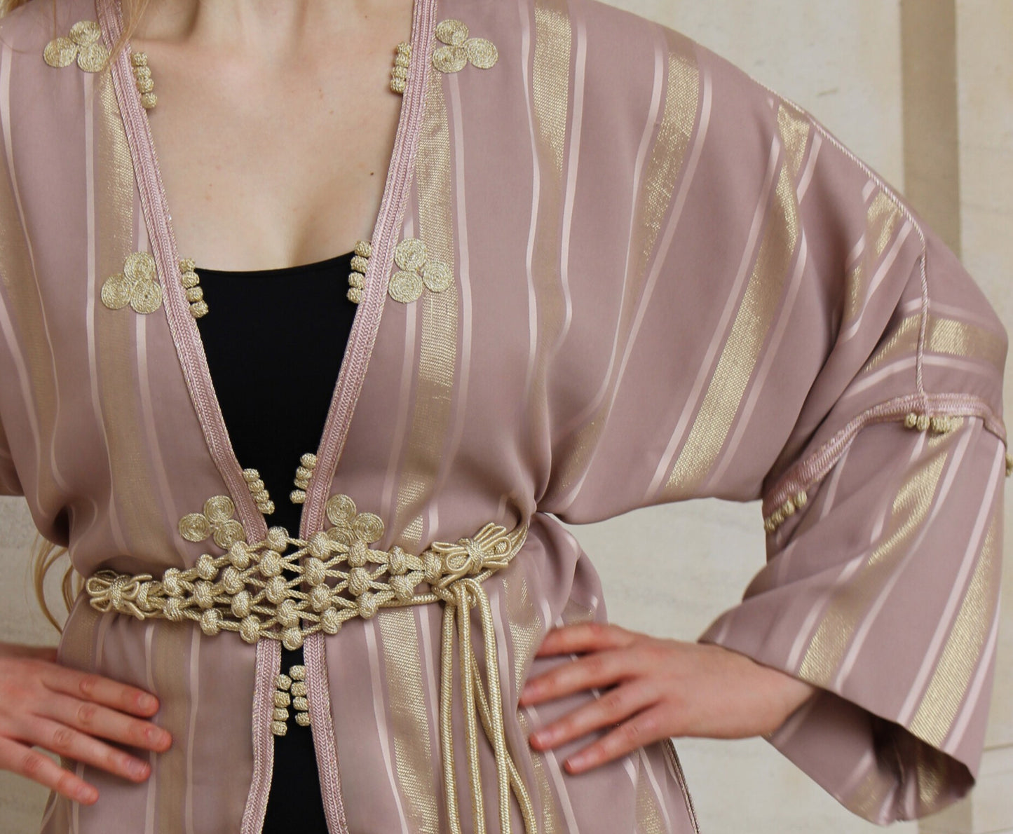 KIMONO BEIGE-JAWHARATI