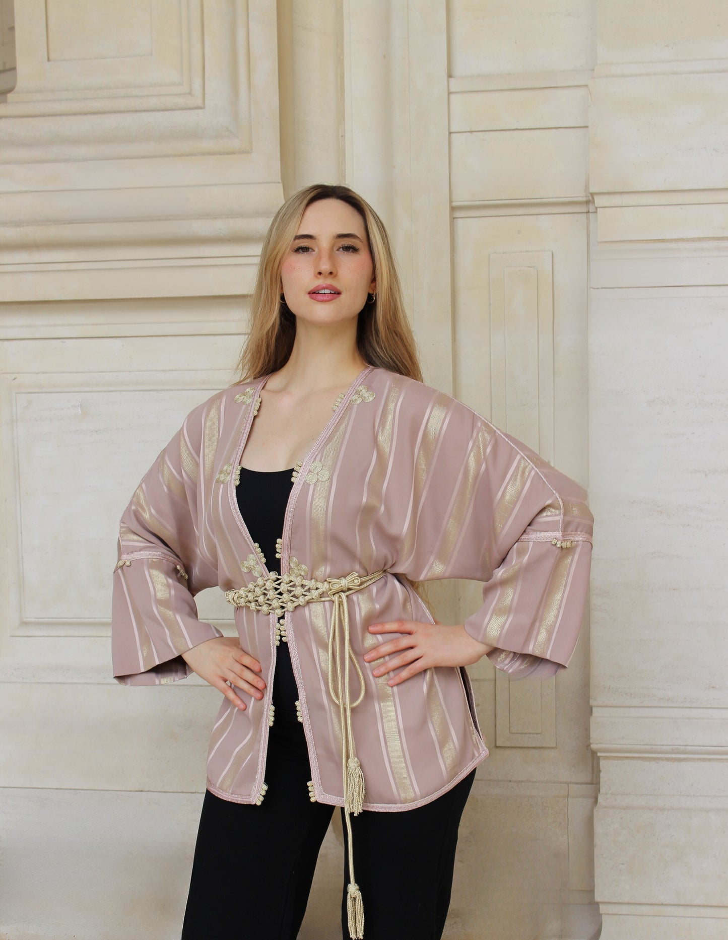 KIMONO BEIGE-JAWHARATI