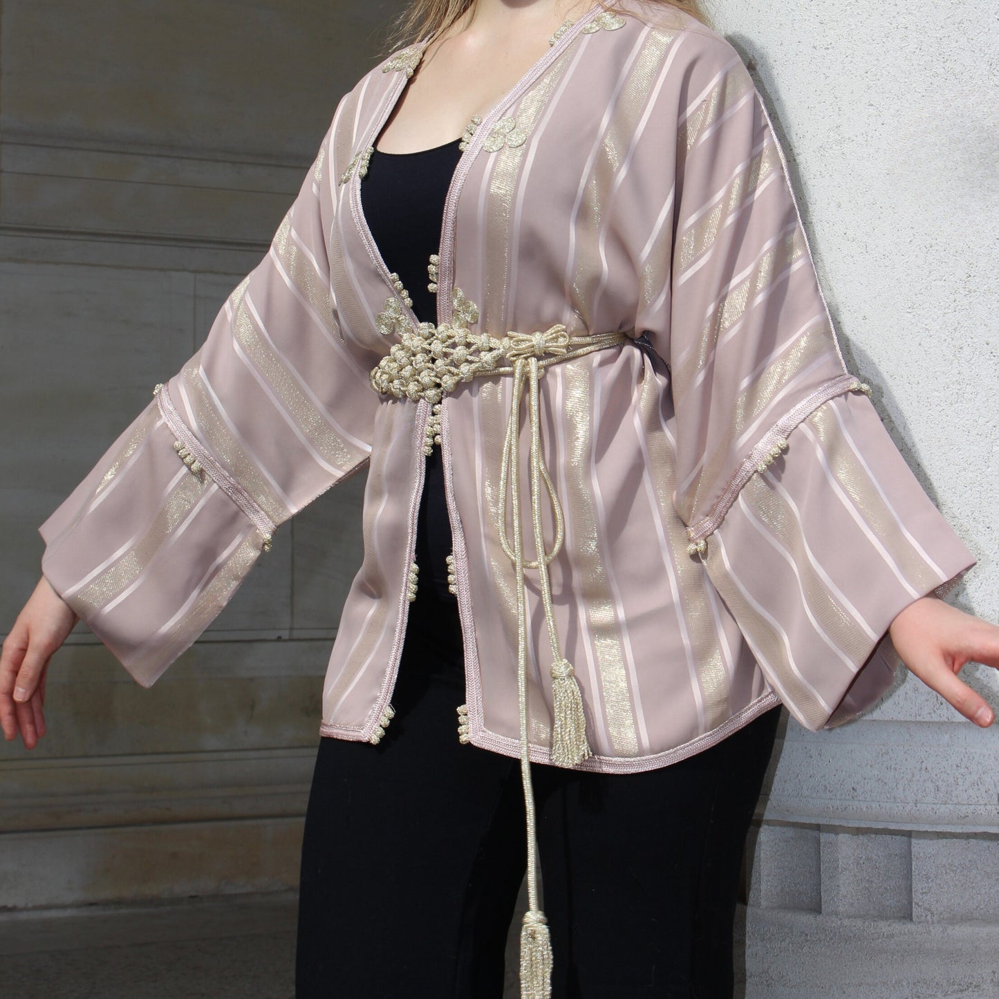 KIMONO BEIGE-JAWHARATI