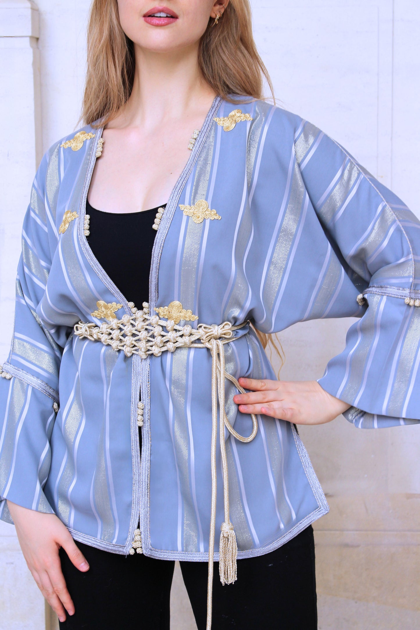 KIMONO BLUE-JAWHARATI