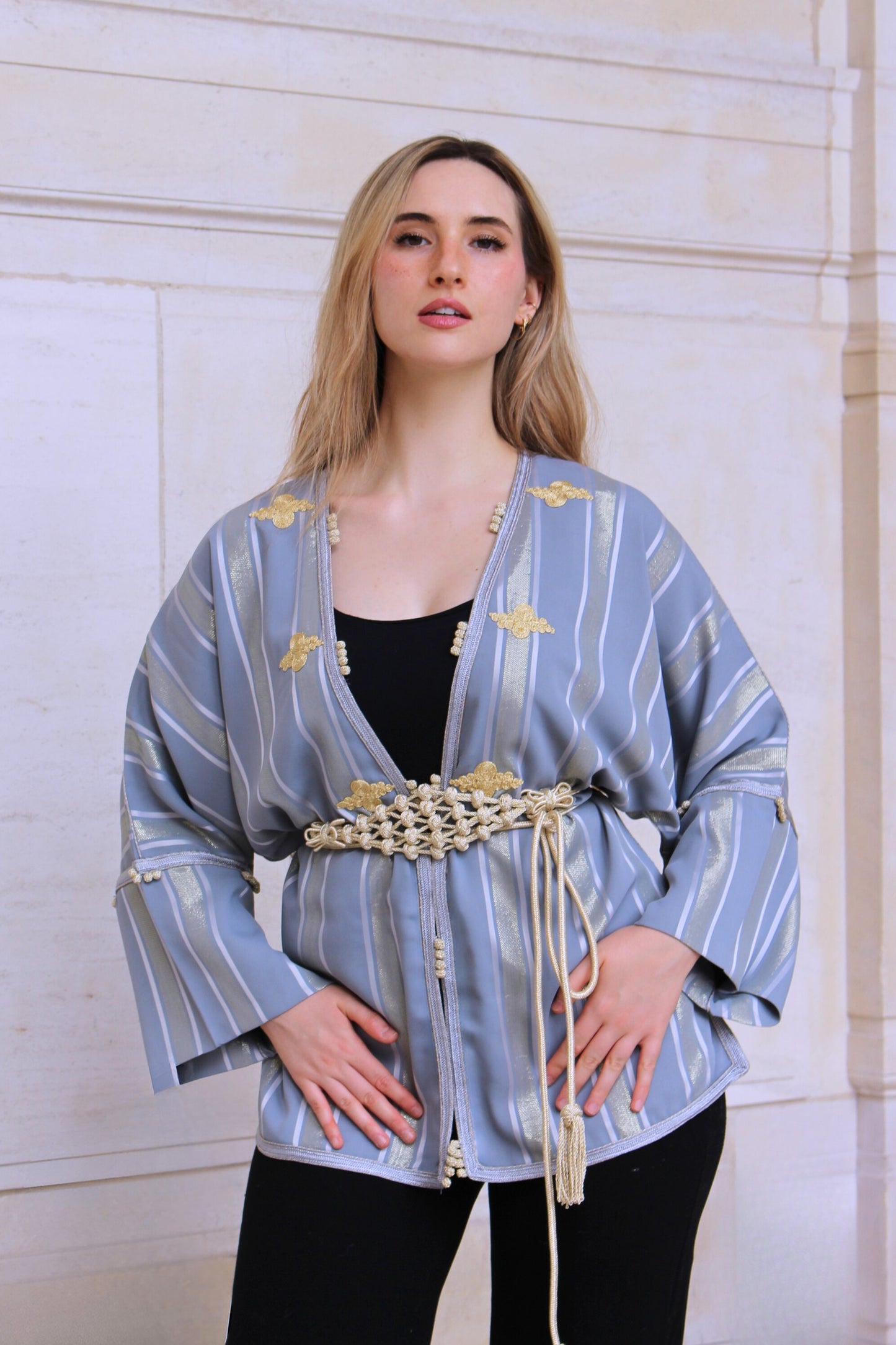 KIMONO BLUE-JAWHARATI