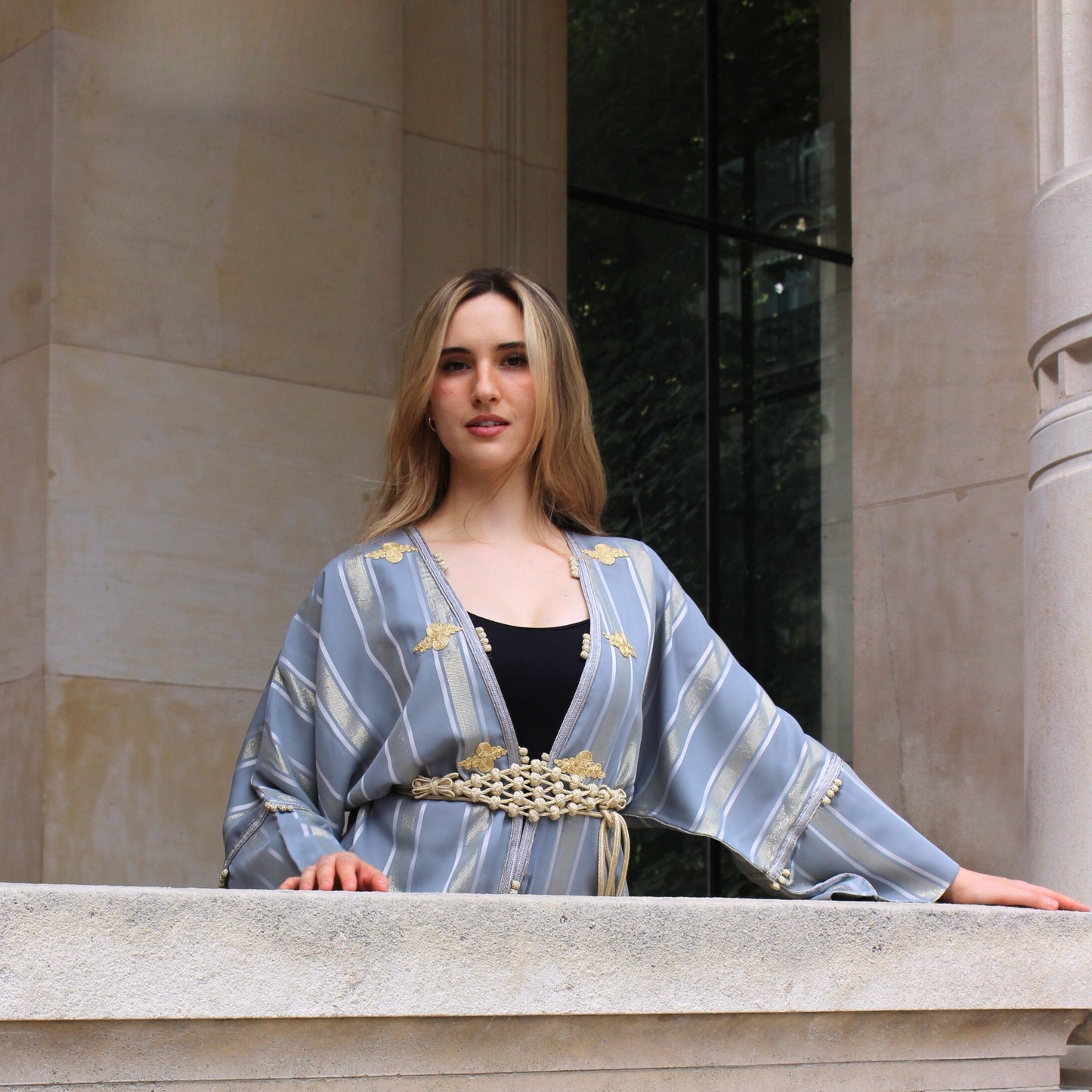 KIMONO BLUE-JAWHARATI