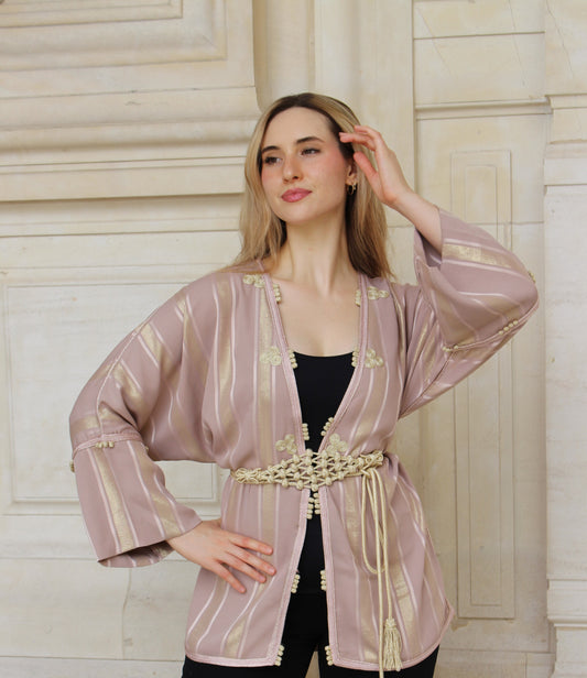KIMONO BEIGE-JAWHARATI