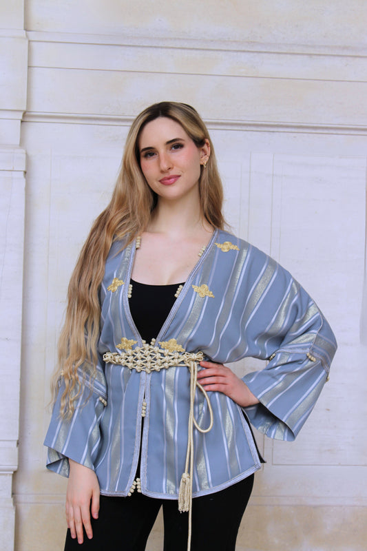 KIMONO BLUE-JAWHARATI
